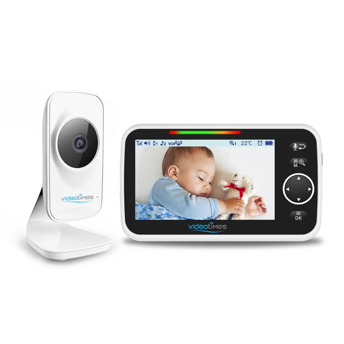 5.0 inch wireless digital video camera portable baby monitor