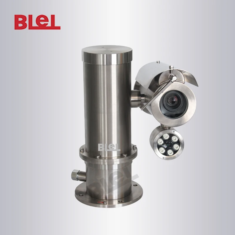 
Explosion proof PTZ IR cctv camera enclosure explosion Proof Positioning System housing with wiper 