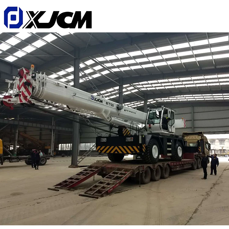 XJCM Construction Machinery  off road crane Rough Terrain Crane  RT 50  with Good Quality and direct Cheap Price for sale