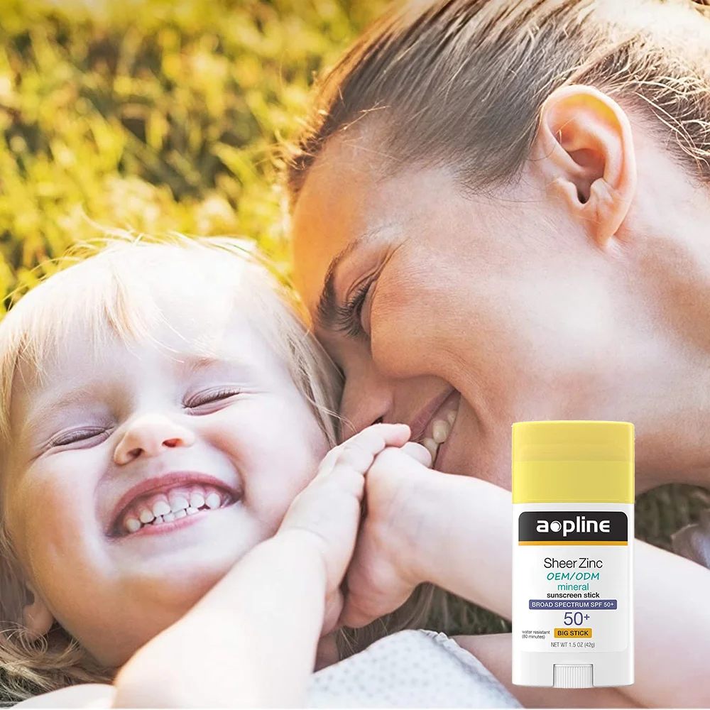 Оптовая продажа, Солнцезащитная палочка из минерального цинка spf 50 30