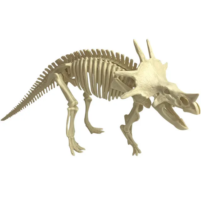 Children simulation dinosaur fossil excavation archaeological toys dinosaur skeleton assembly toys