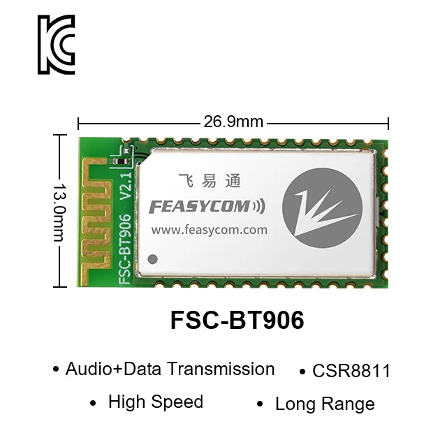 A2DP HFP CSR bluetooth 4.2 audio module