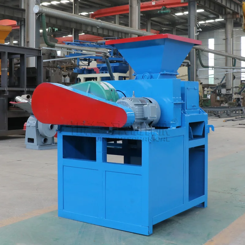 High Production Long Briquette Burning Coal Powder Briquetting Machine Press Machine Manufacturing