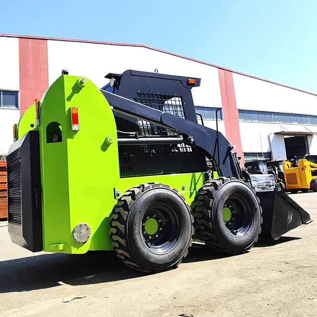 Free Shipping YHMG Mini Skid Steer Diesel Loader Cheap YH65 Wheel Loader Minicargador EPA Engine Compact Skid Steer Loader