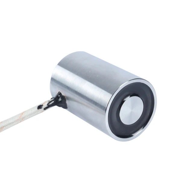 15Kg Force Circular Holding Solenoid Landa H3045 Round Small Lifting Electromagnet