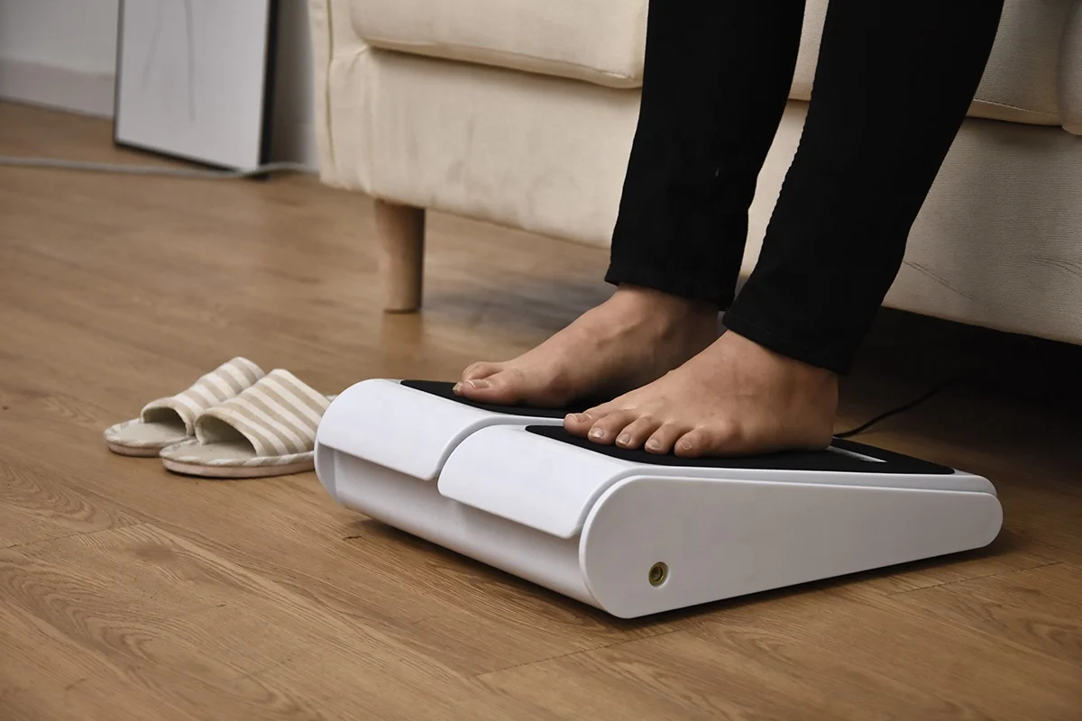 Health care electric foot massager body blood circulation mini vibration machine relax foot & leg muscle exercise machine