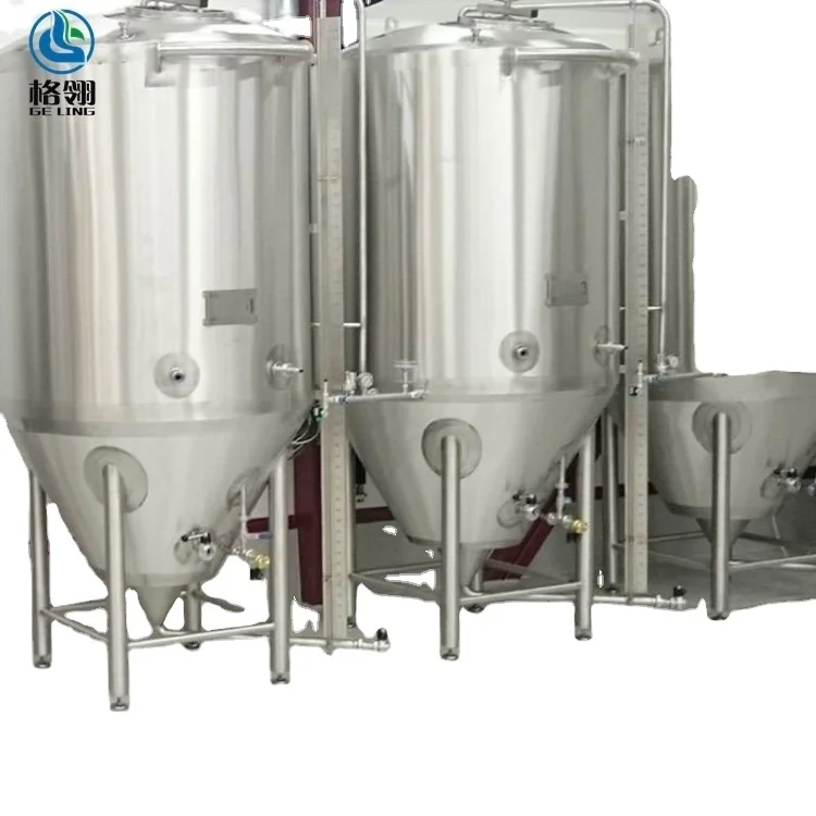 Grape wine Industrial Commercial Stainless Steel Conical Wine Beer Fermentation Tank Best sell 2022