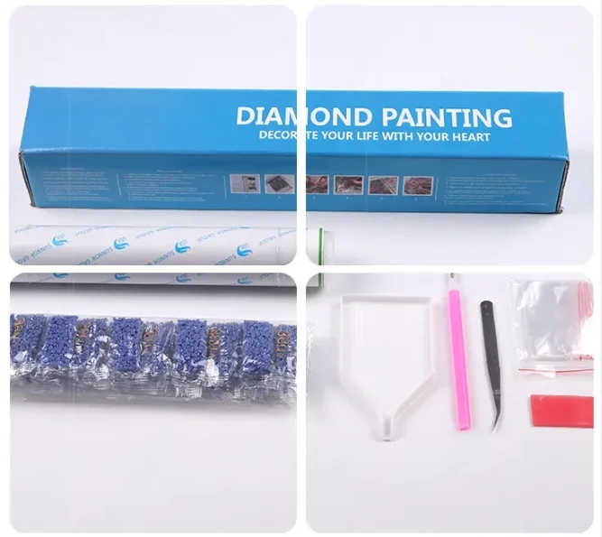 Dropshipping 5D DIY custom diamond painting flower  for Adults Home Decor Painting By Numbers Gift