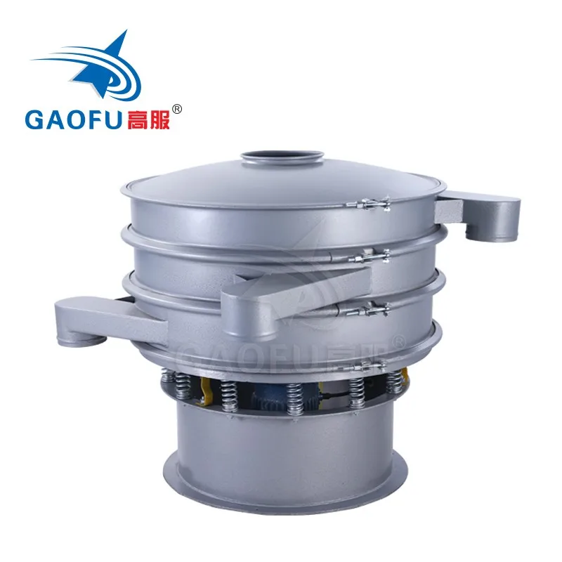 Gaofu multi-specification circular vibration sifter chemical powder screening high efficiency rotary vibrating sieve