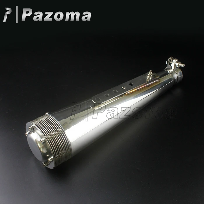 Dirt Bike Scooter Motorcycle Exhaust Muffler Silencer Universal Exhaust Pipe Muffler Exhaust Tip For 37-45mm pipe Bike