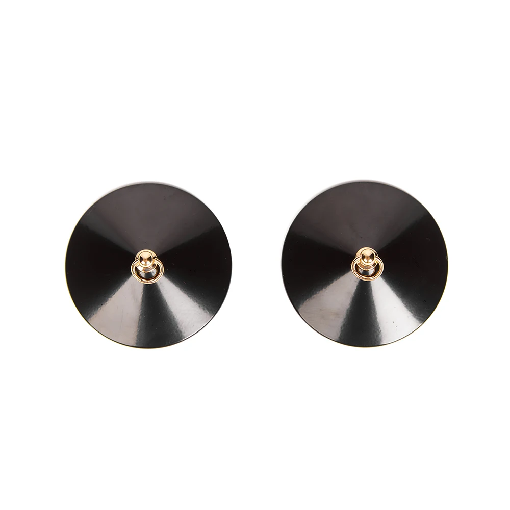 Custom Black Metal with Ring Nipple Cover Wholesale Sexy Reusable Nipple Cover for Women