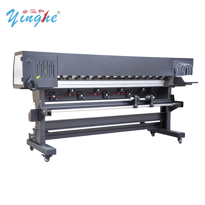 Yinghe 1800I Industrial Digital Inkjet Large Format Printer Eco Solvent Printer Flex Banners Tarpaulin Vinyls Printing Machine