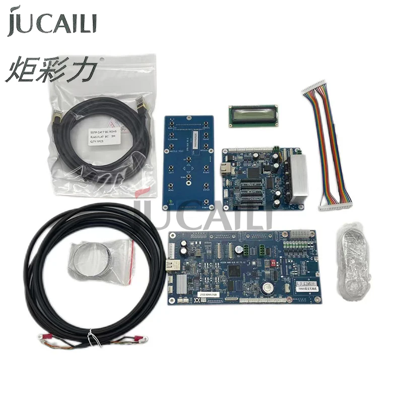 Принтер Jucaili Hoson комплект с одинарной/двойной головкой для Epson xp600/tx800 эко-растворителей/на водной основе/УФ/ДТФ чернил