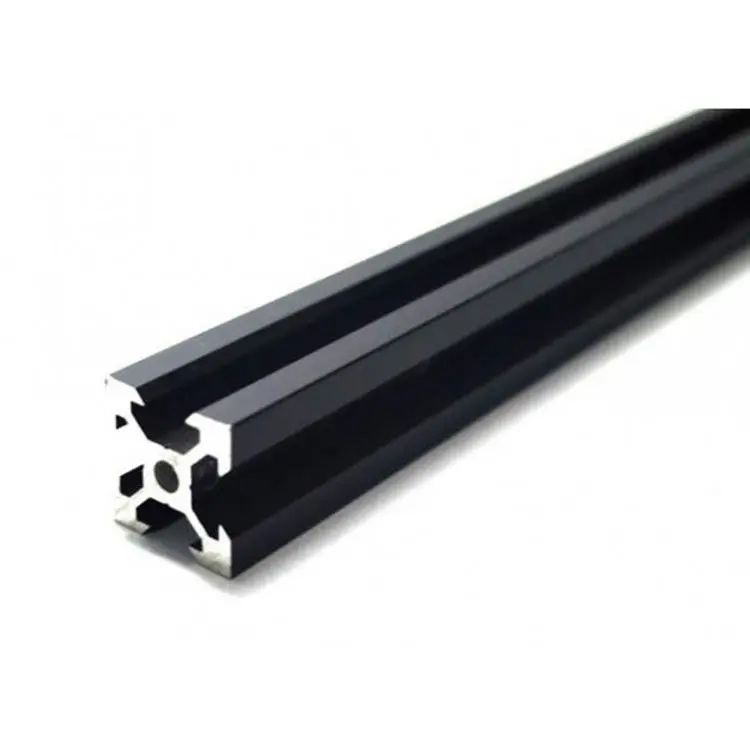 2020 Aluminium Profile Black Components Connectors Joint Aluminum Extrusion T Slot 2 Meter Kit Tbar Angle Bracket