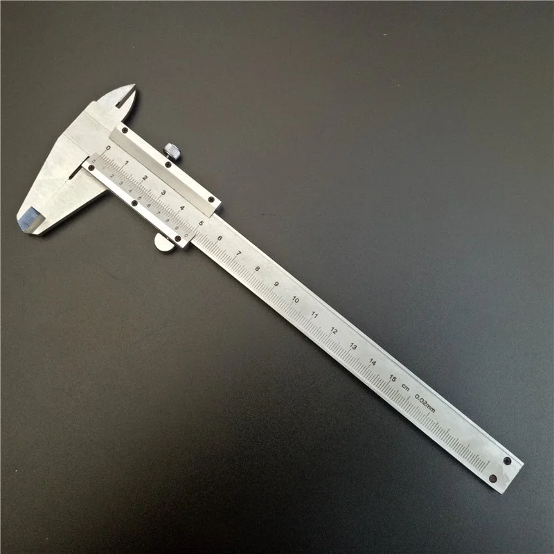 150mm Manual Power  Vernier Caliper Ruler Calibrador Pie De Rey Depth Measuring Tool