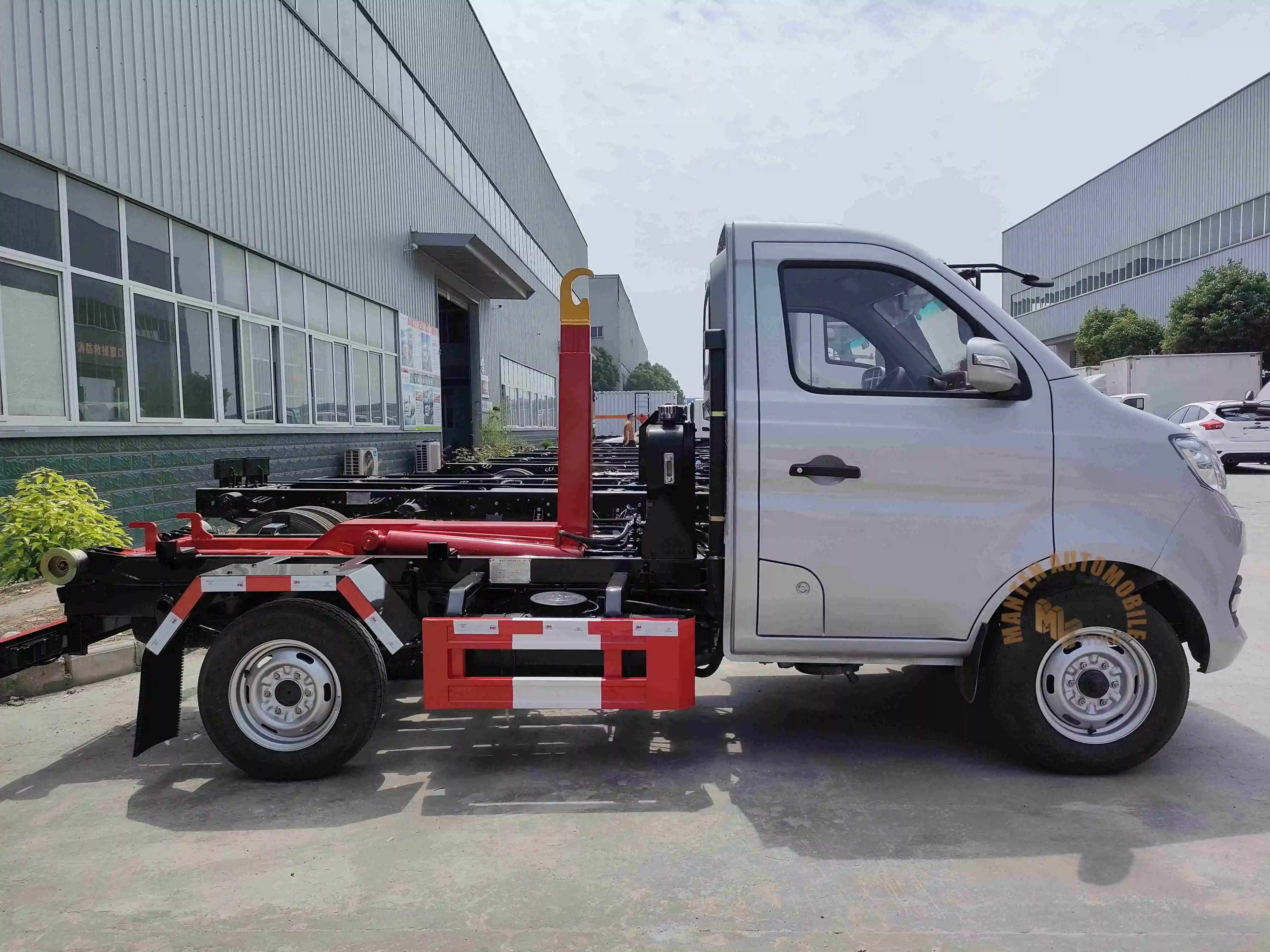 Мини-грузовик легкий грузовик 3m3 3cbm 3000 литров Dongfeng Changan мусорный крюк