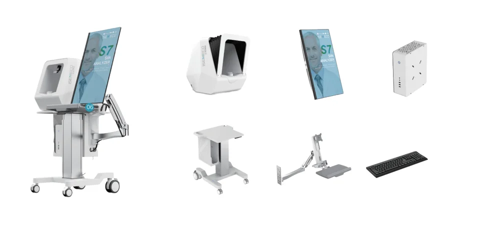 MEICET ISEMECO S7 Skin Image Analyzer Professional High Quality Facial Dermotoscope Beauty Scanner Skinscope  Aesthetics