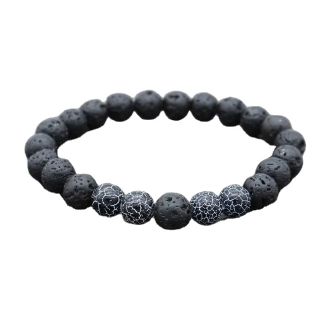Hot selling Jewelry Stone Lava Yoga Beaded Volcanic Stone Bracelet