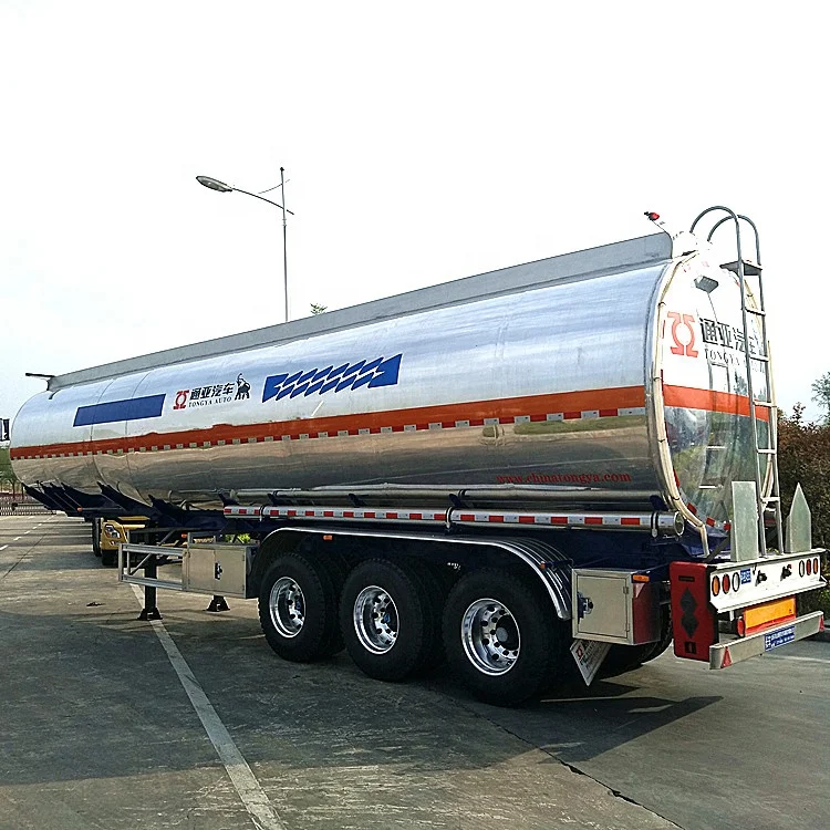 Tri-axle fuel tanker truck trailer dimensions