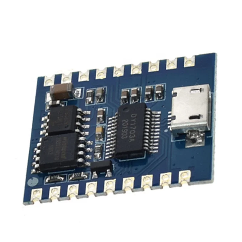 DY-SV17F аудиомодуль мини MP3 плеер IO триггер USB загрузить флэш-голосовой