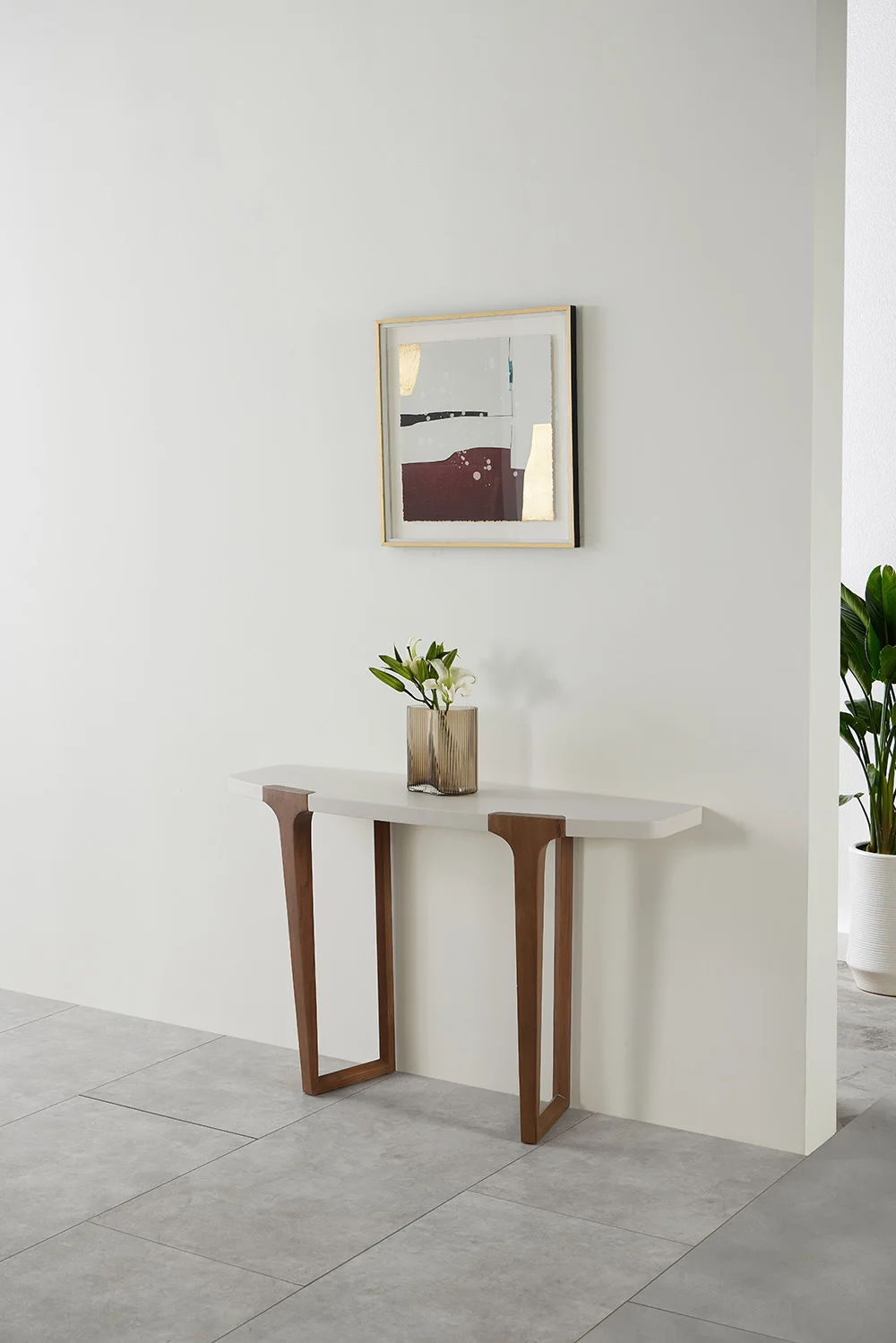 Wooden modern Minimalist computer writing office living room furniture laboratory desk study table entrance cabinet