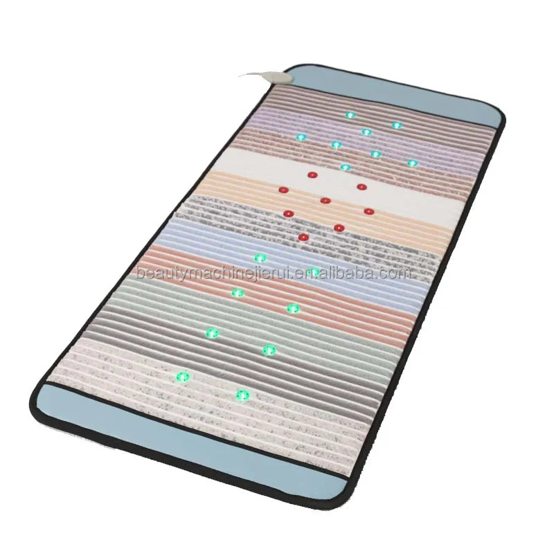Far infrared heating pad mattress red light therapy LED photons therapy Gem Stone Mat
