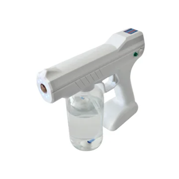 Handheld Atomizer Blue Ray Disinfecting Portable Cordless Sanitizing Wireless Atomizing Disinfection Nano Steam Spray Gun