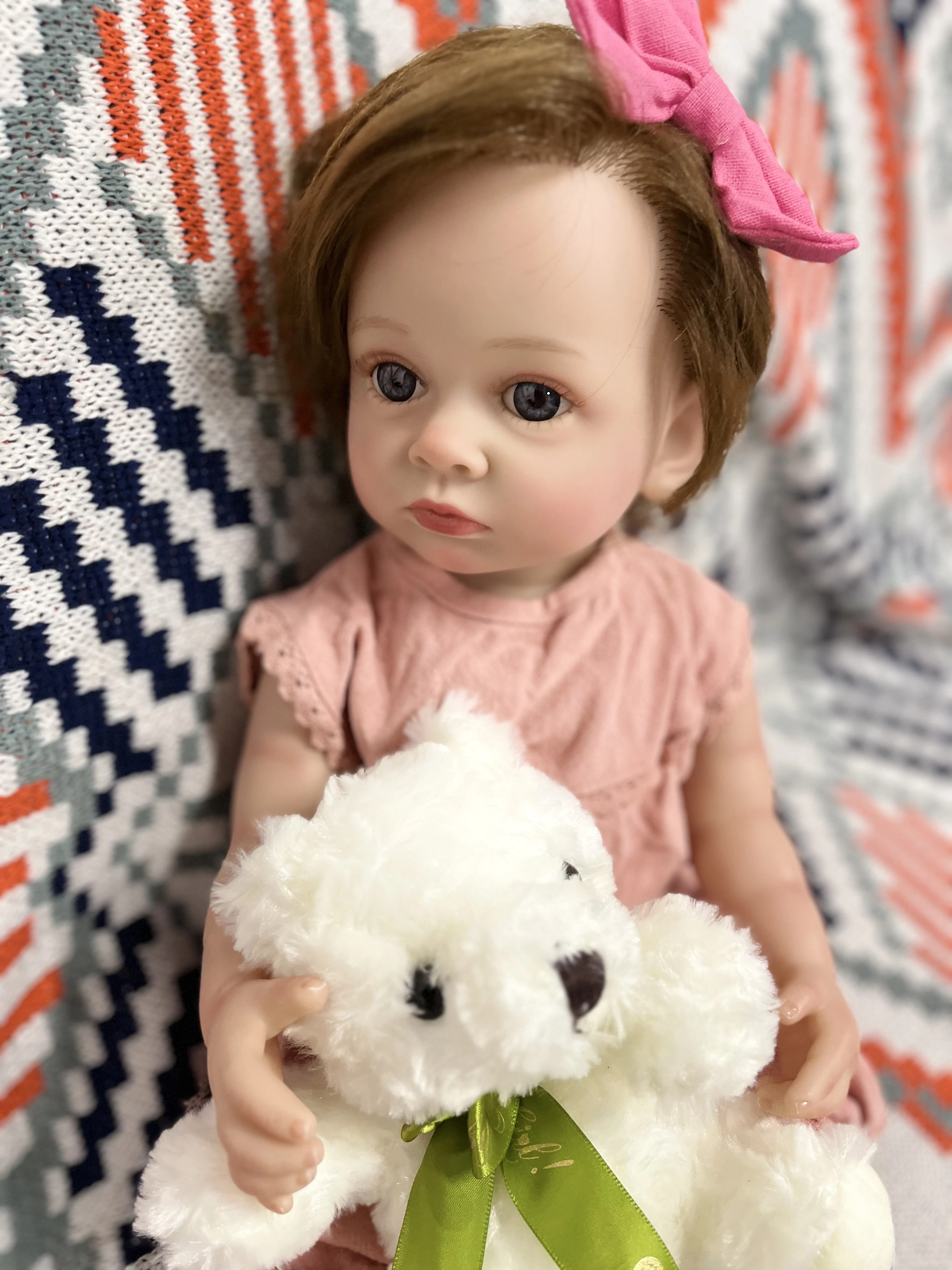 55cm High Quality Vinyl Simulation Baby Dolls Set Realistic Silicone Male Baby Alive Dolls Bebes Reborn De Silicona