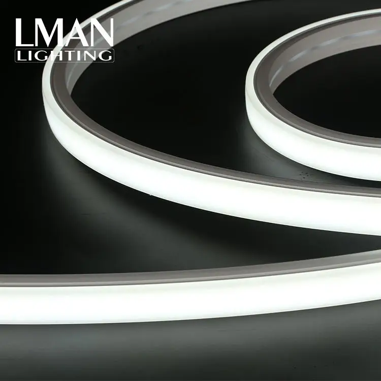 Теплый белый свет IP65 Водонепроницаемый 20*14 мм 120led/m SMD 2835 DC12V 24V 8W светодиодный неоновый светильник