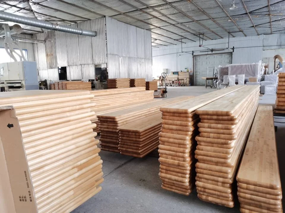 New Solid Wood  Panel Birch finger jont locker bonch worktop