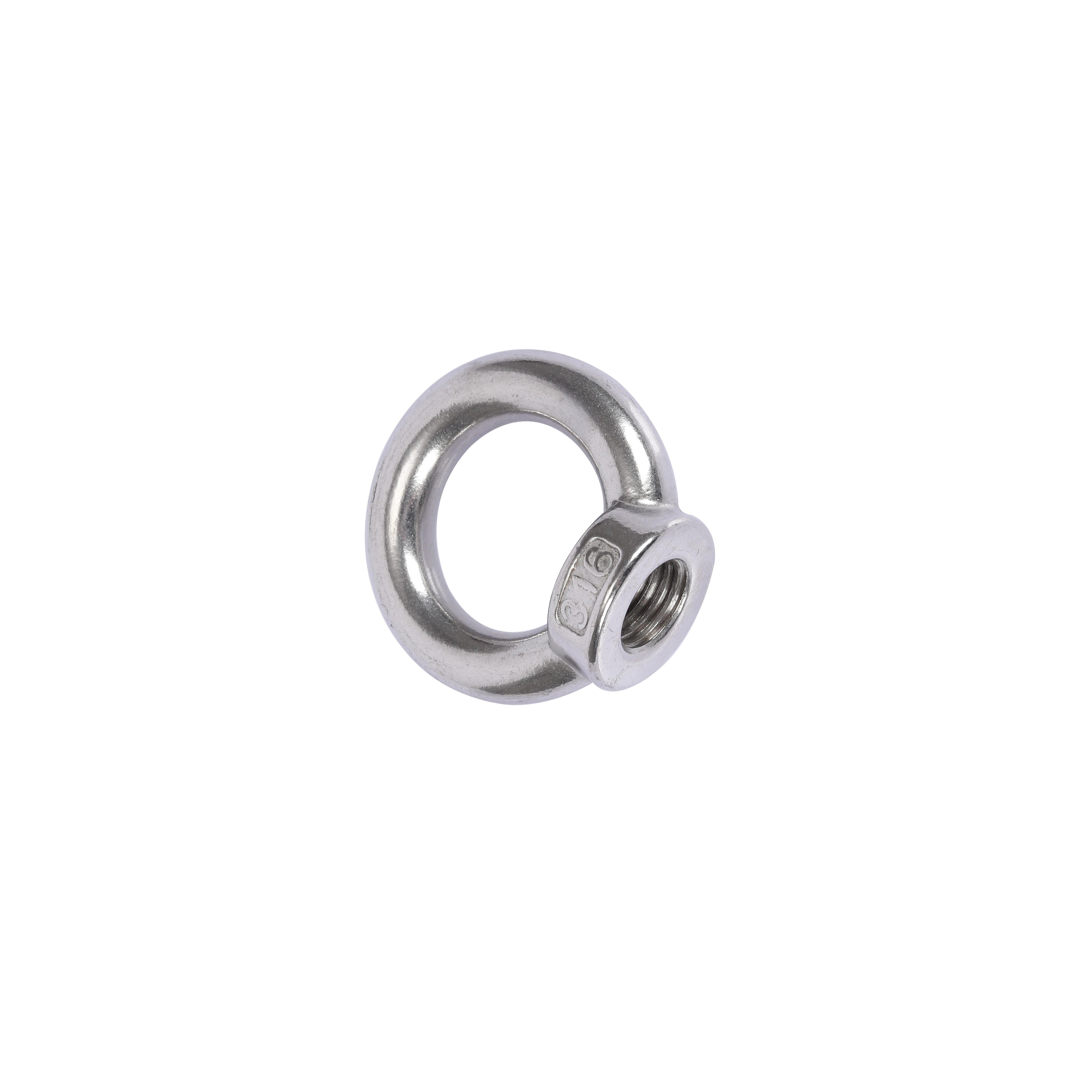 Rigging Hardware forged eye nut DIN580 304 316 Stainless Steel A4-70 DIN582 Ring Shape Oval Threaded Lifting Eye Nut M3 M4 M5 M6
