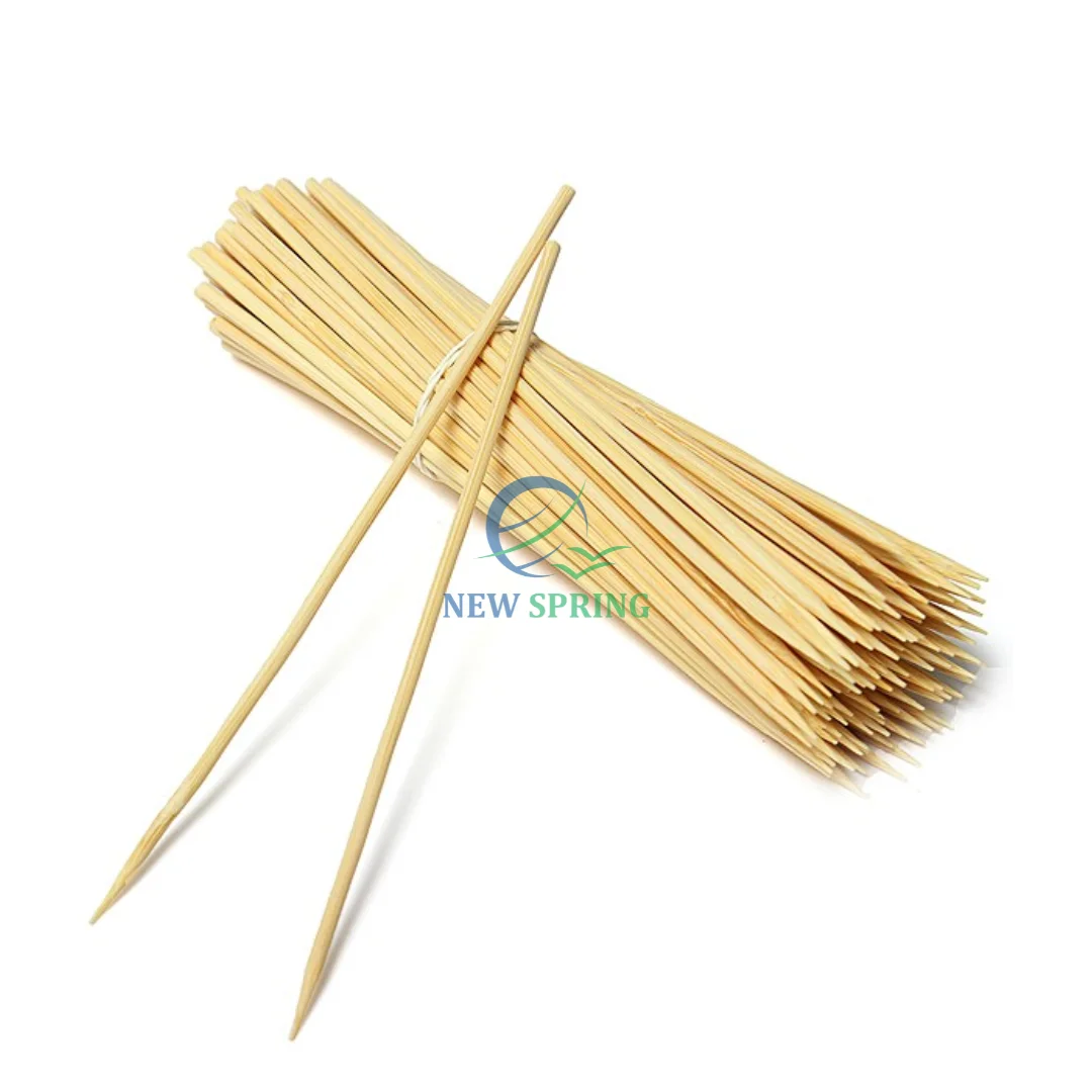 Environmentally Friendly 100% Quality Bamboo Sticks BBQ Round Bamboo Sticks from Vietnam Best Supplier