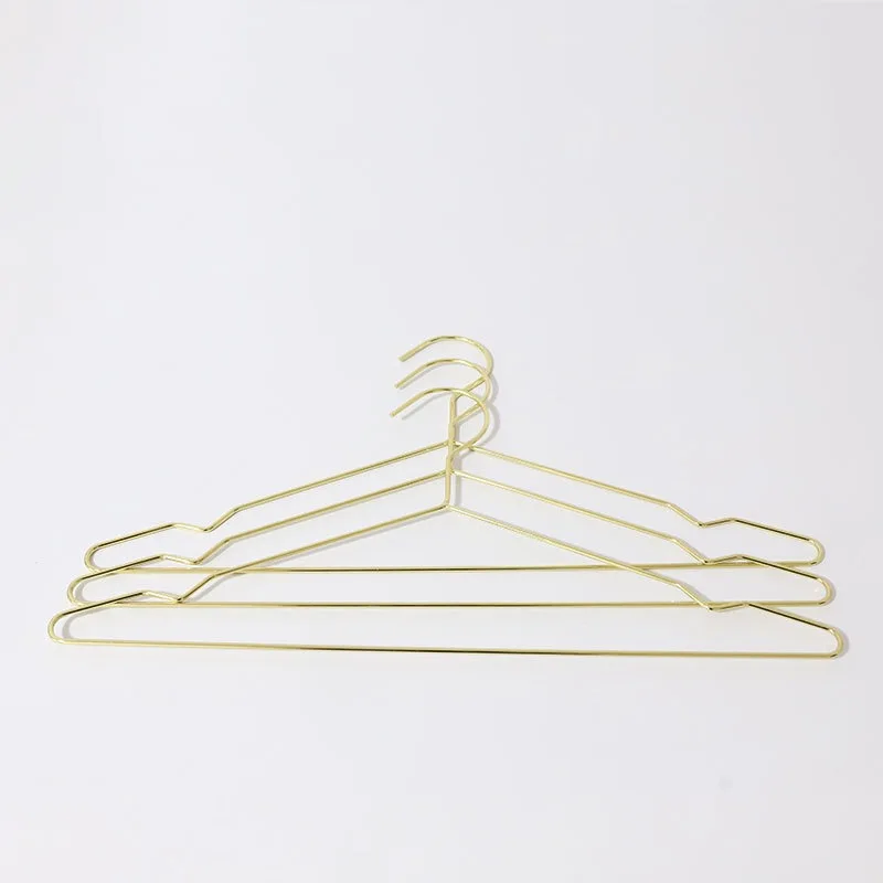 Wholesale Factory Price rose gold scarf hanger Nordic Home Style Metal Clothes Hangers Anti Slip Hanger