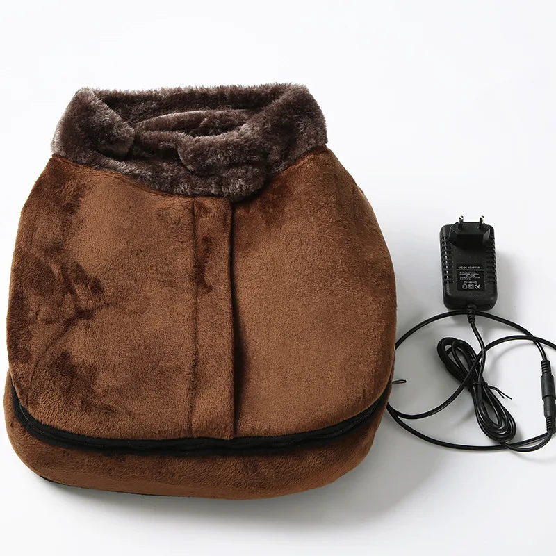 Factory Directly Wholesale 2 in 1 Electric Foot and Back Massager with Heat Kneading Foot Relief Machine with Heating Pad