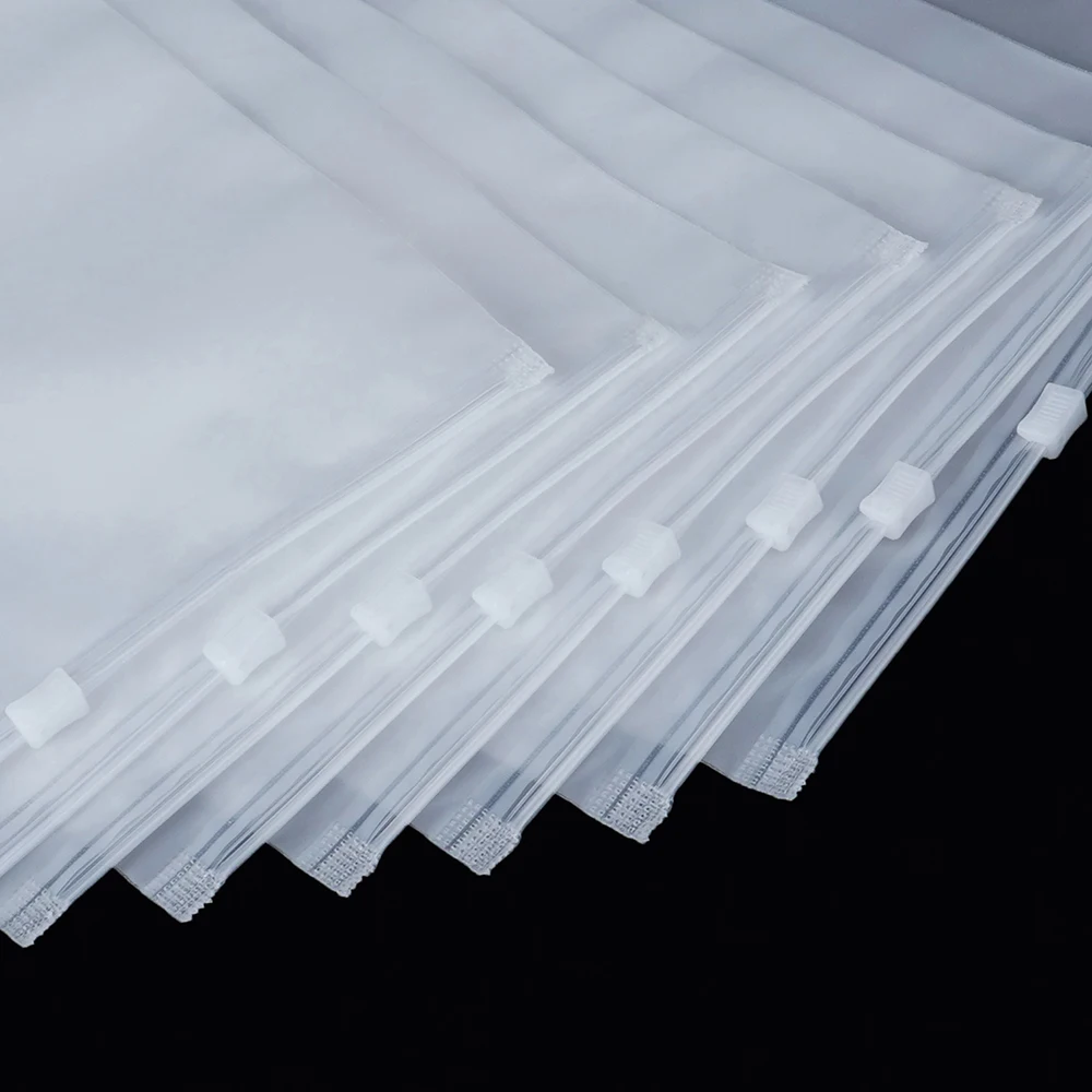 Custom Your Own Packaging Bags Frosted Shipping with Zip Lock Zipper Top and Screen Printing for Socks Underwear Shoes