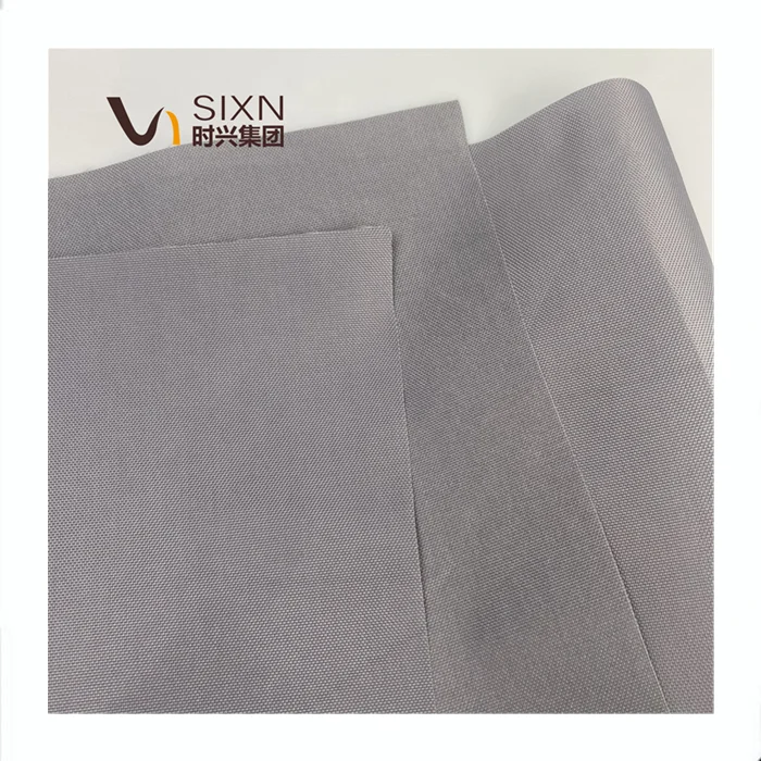 Dark Gray Hot Oxford 420D PU Coated Flame Retardant  CPAI-84 Fabric For Umbrella
