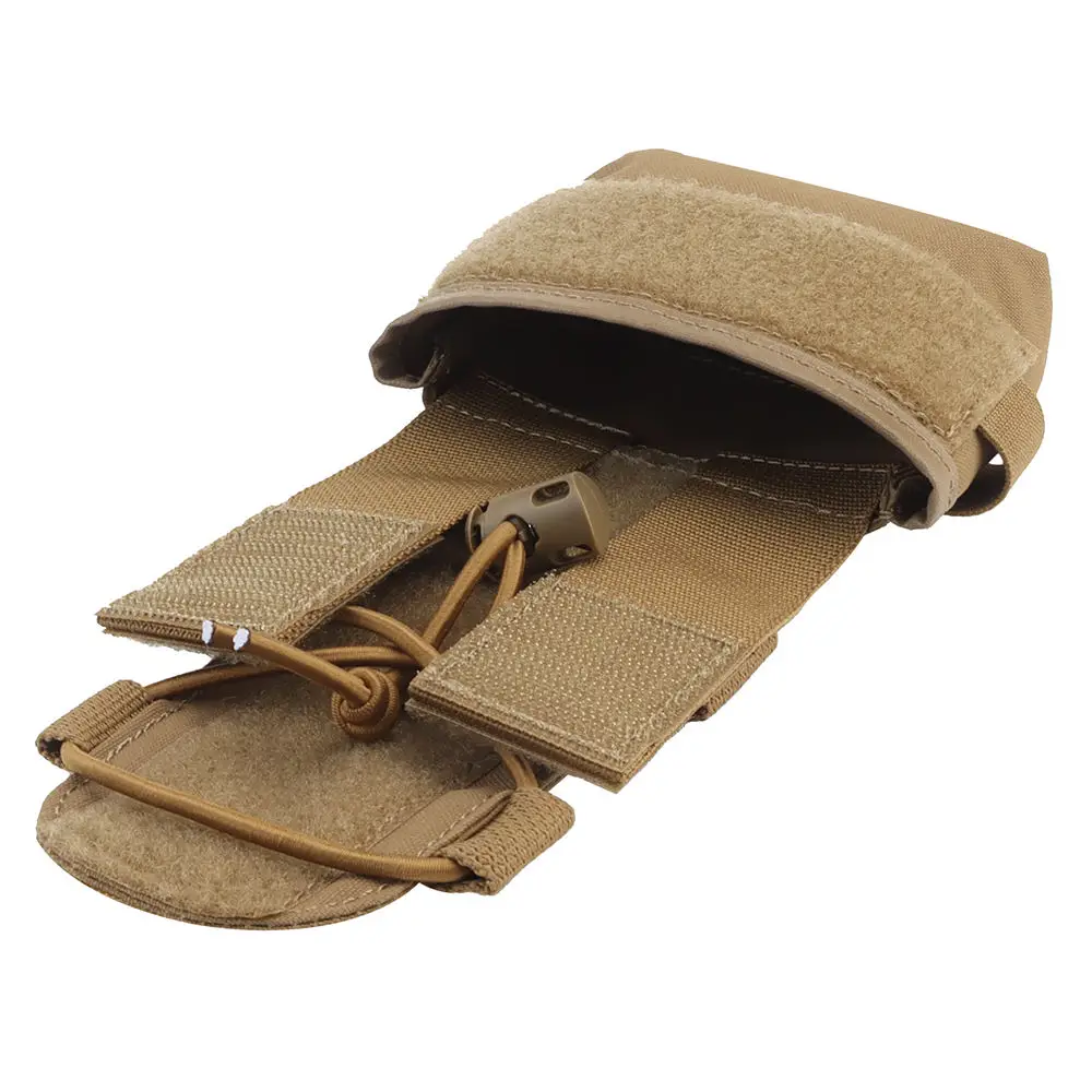 JinTeng 2023 Wholesale Outdoor Tactical Helmet Accessories Nylon Fabric Pocket Battery Pouch Battery Case Storage Helmet Pouch