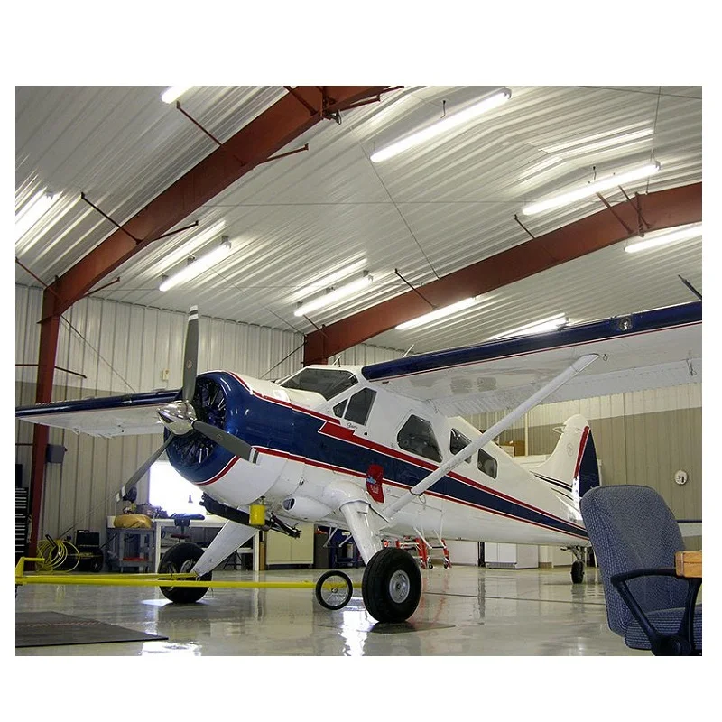 ONE-STOP Service Prefab Aircraft Storage Metal Warehouse Prefabricated Steel Hangar