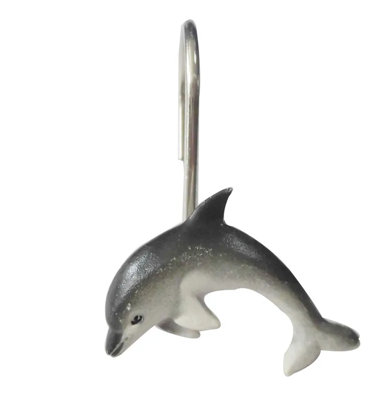 Amazon Selling Factory directly supplies Dolphins Style Shower Curtain Ring Pack of 12