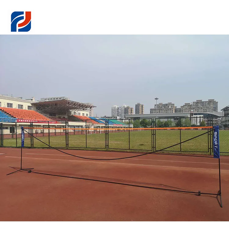 
used badminton court flooring tennis pole with a height of 6m 