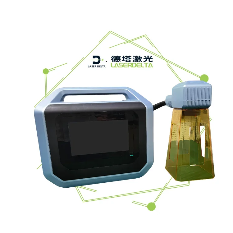 20W 30W Portable Handheld Engraving Marker to Wood Metal Plastic Logo Mini Fiber Laser Marking Machine