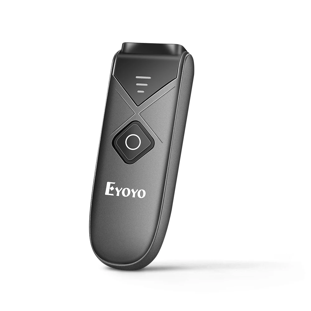 Mini Portable Barcode Reader with USB Wired/B-T / 2.4G Wireless Eyoyo 1D 2D B-T Barcode Scanner