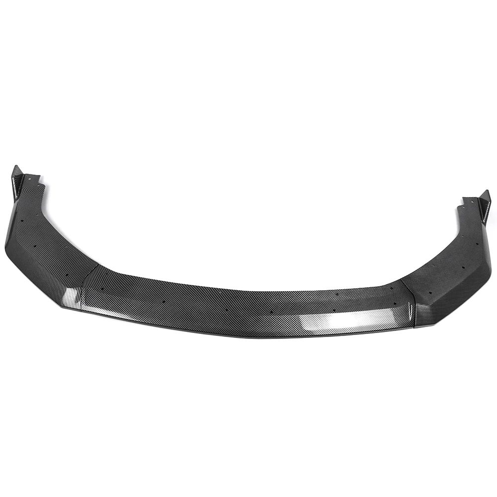 For Ford Mustang S650 Dark horse GT Ecoboost 2024+ Front Splitter Extension Front Lip Carbon Fiber Look ABS