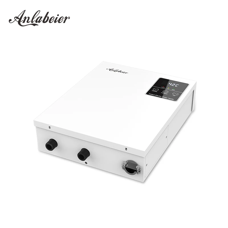 multipoint electric tankless digital temperature display 110 volt instant water heater geyser with shower