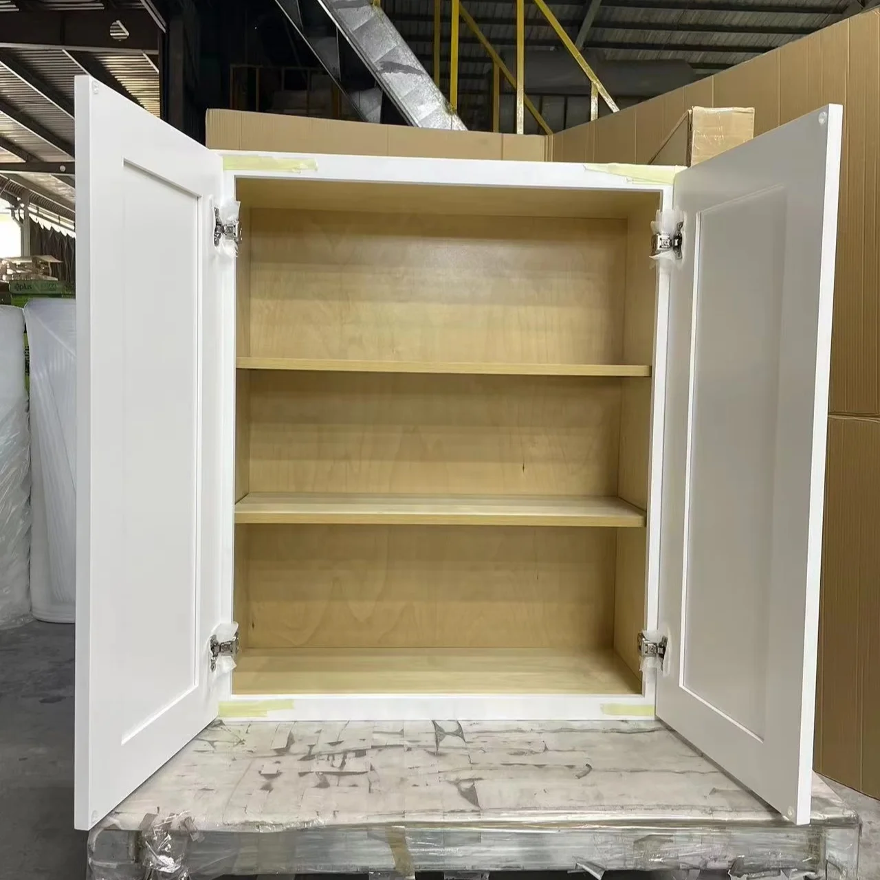 Vietnam Factory Wholesales RTA Kitchen Cabinets High Quality Plywood Carcass Complete Sets With Drawers and Shelves