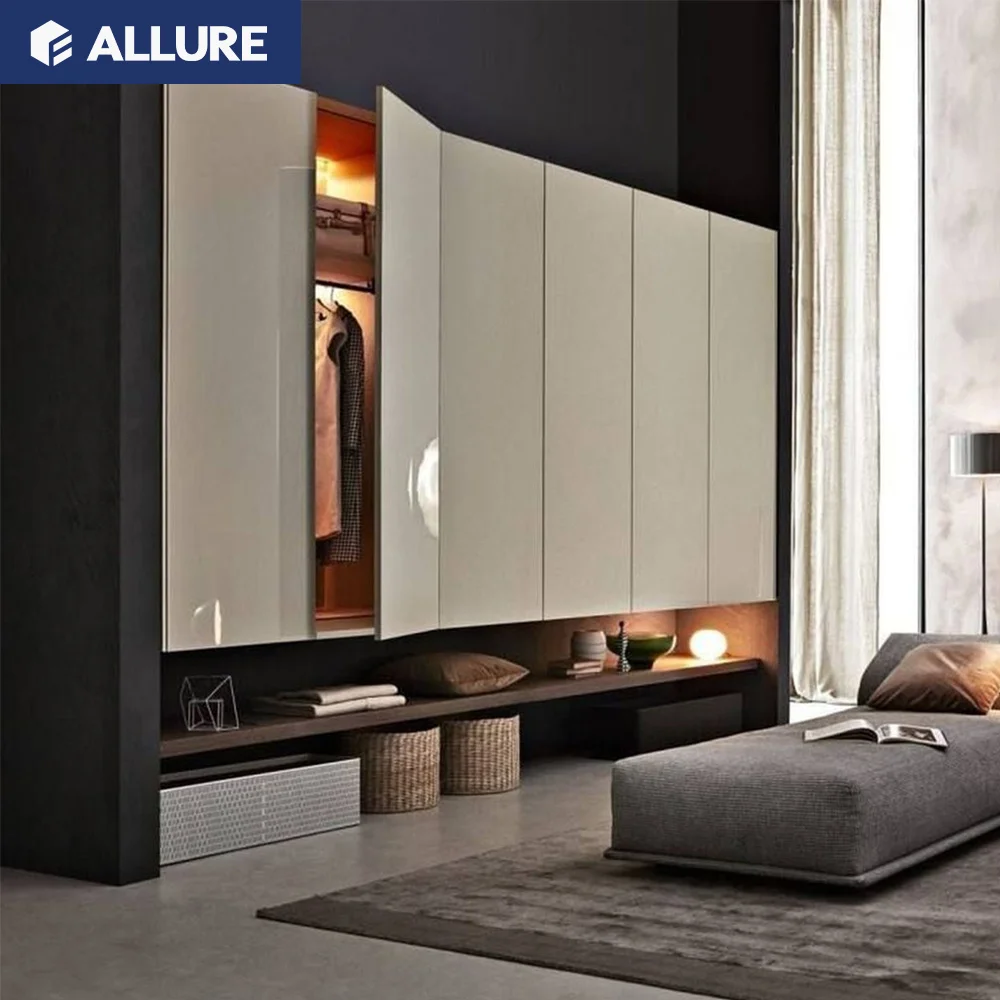 Allure industrial collapsible roller shutter doors trunk wardrobe storage organiser with wheels