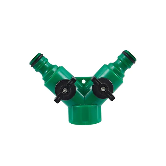 Garden Water Hose Fittings 3 Way Y Valve Quick Hose Joint Hose Coupling Connector