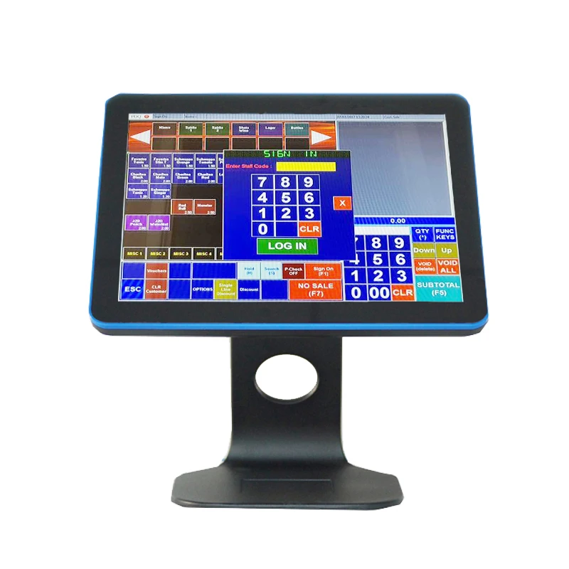 Оборудование для ресторана, сенсорный экран, розничная POS-система, все в одном, POS-терминал с программным обеспечением для кухонного терминала