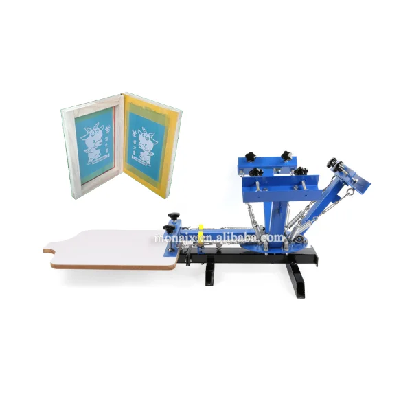 Carousel Serigraphy 6 Color Station Manual High Precision Screen Printing Machine Price Kits