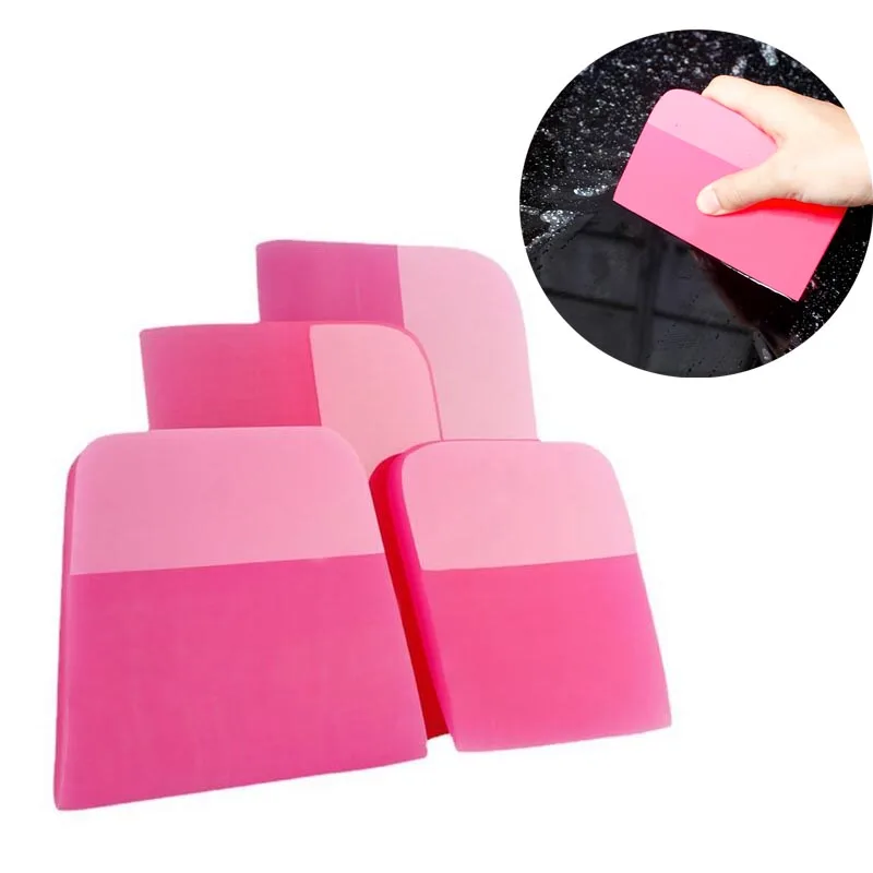Car Wrap Squeegee PPF TPU Paint Protect Film Installing Window Tinting Vinyl Tools Auto Cleaning Water Wiper Rubber Blade